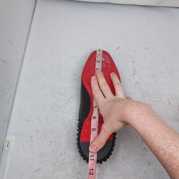 Christian Louboutin Black Tassilo Spike Stud Tassel Leather Loafer - Picture 6 of 11